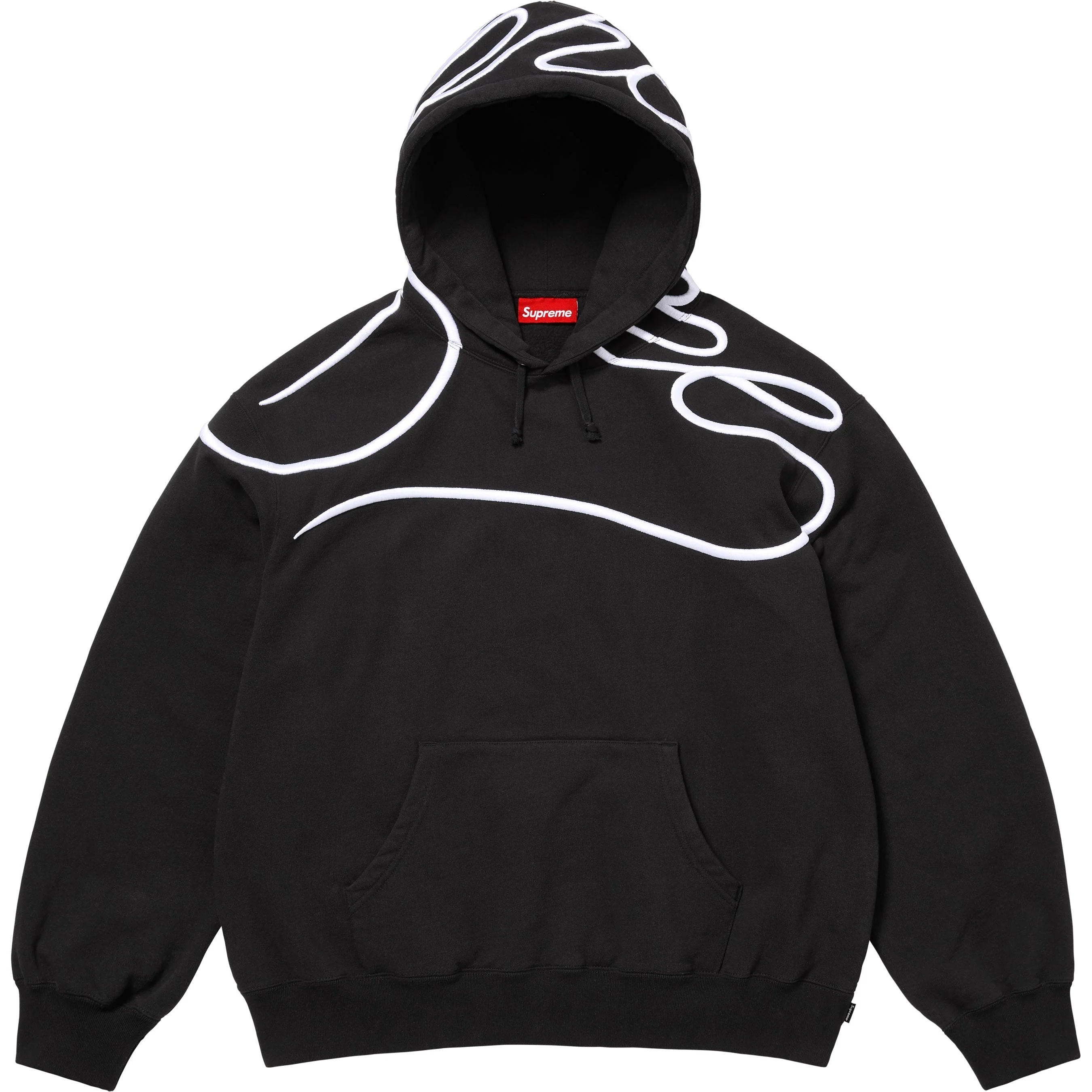 Shoulder Script Hooded Sweatshirt view 12